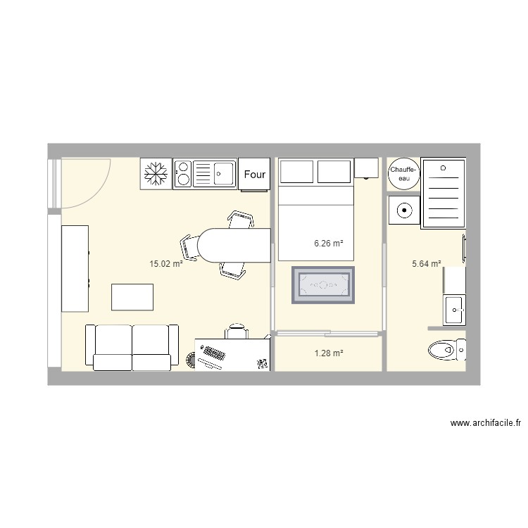 R2C. Plan de 0 pièce et 0 m2