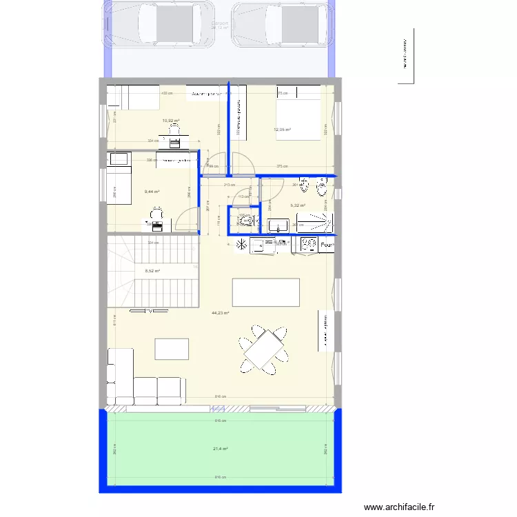 Batiservice-new. Plan de 