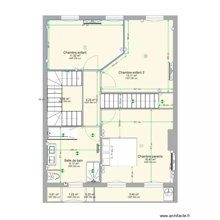 Projet Monchal 1er étage. Plan de Projet Monchal 1er étage. Plan de