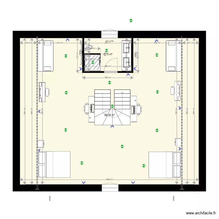Etage Carignan aout 2021 avec plan électrique 1 ch. Plan de Etage Carignan aout 2021 avec plan électrique 1 ch. Plan de