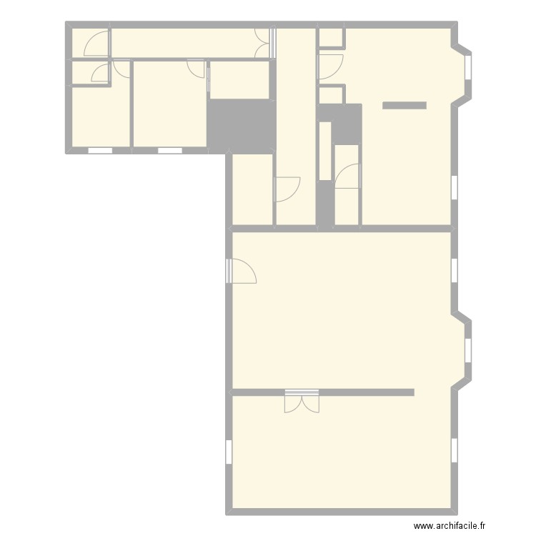 croquis 3 arsene houssaye. Plan de 0 pièce et 0 m2