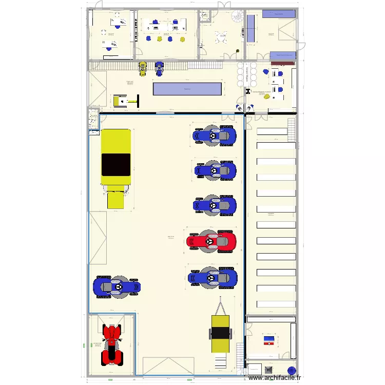 Garage Horion Rez sans court v2. Plan de 