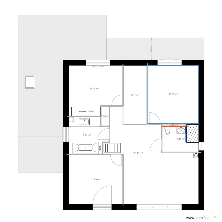 pour osermonintérieur. Plan de 0 pièce et 0 m2