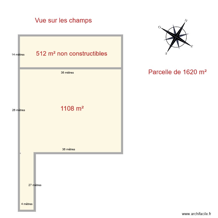 COURBESSEAUX LOT 7. Plan de 0 pièce et 0 m2