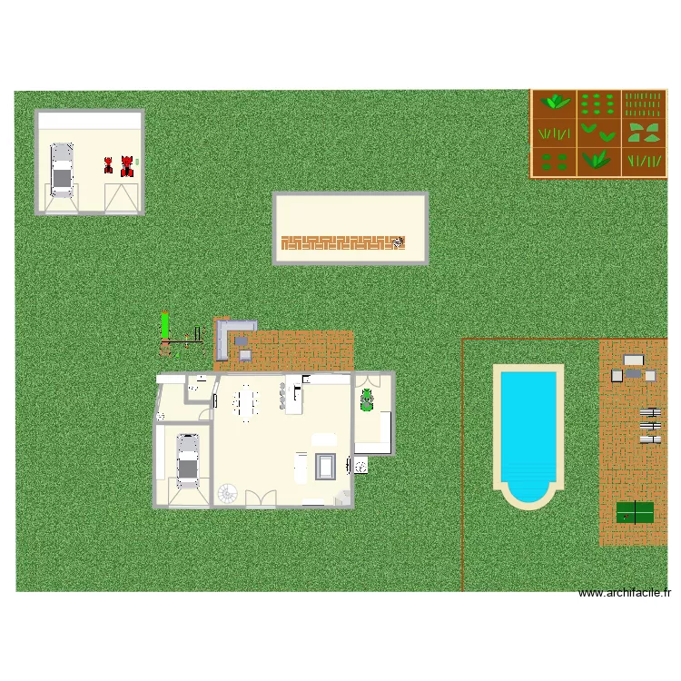 maison mike. Plan de 