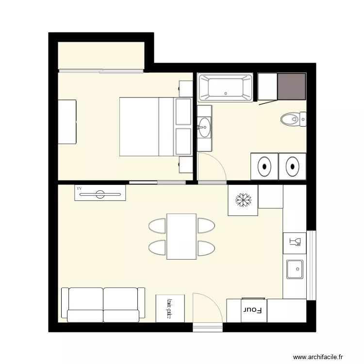 appartement plan 2 . Plan de 