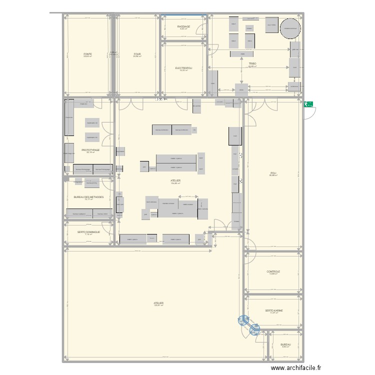 plan atelier avant modif 2. Plan de 0 pièce et 0 m2