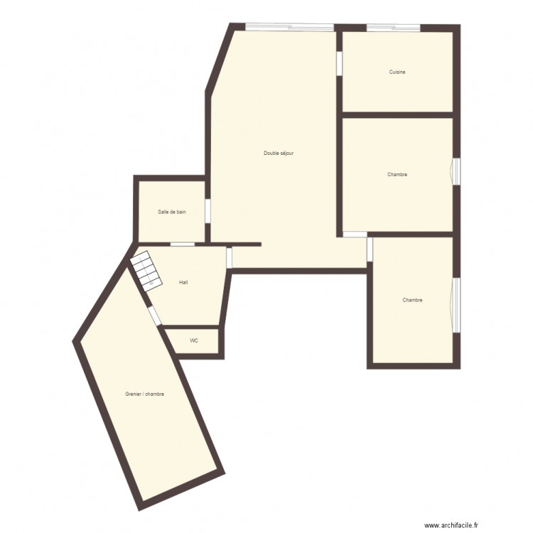 paling etage. Plan de 0 pièce et 0 m2