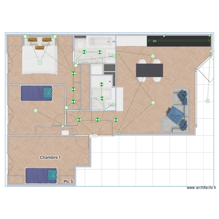 YONI. Plan de 0 pièce et 0 m2