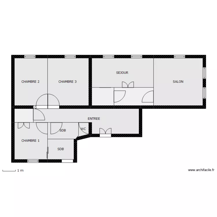CROQUIS 150 POMPE. Plan de 