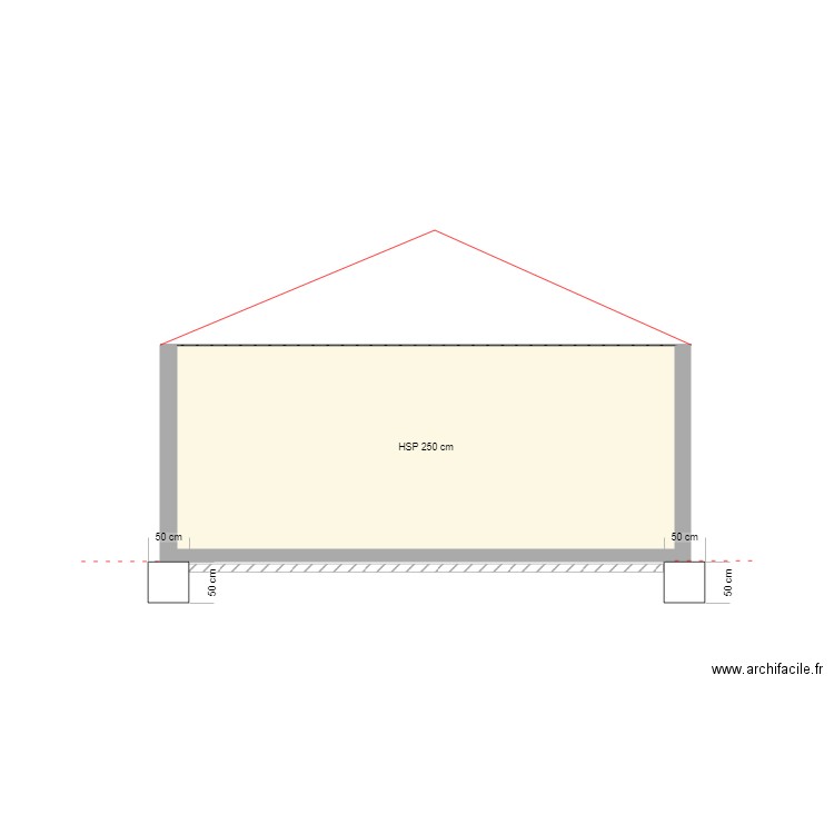 COUPE FRED. Plan de 0 pièce et 0 m2