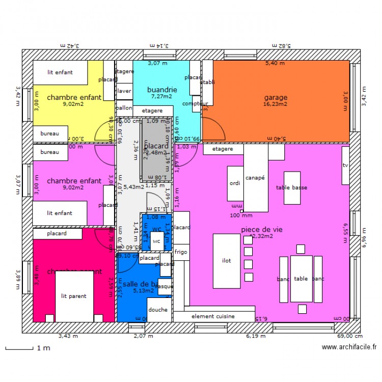  plan  maison  container 