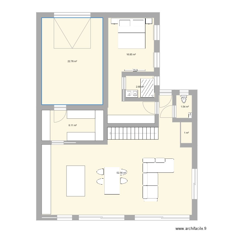 CARDINAL. Plan de 0 pièce et 0 m2