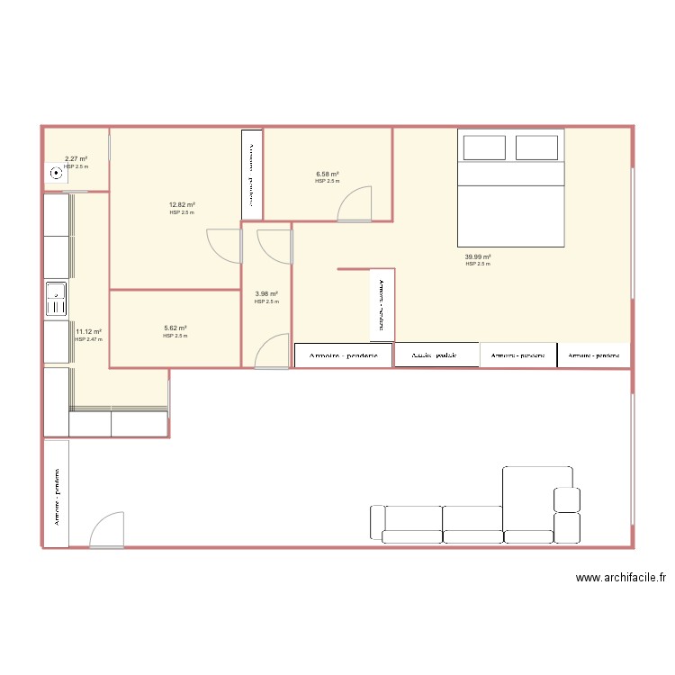 MerLagasca. Plan de 0 pièce et 0 m2