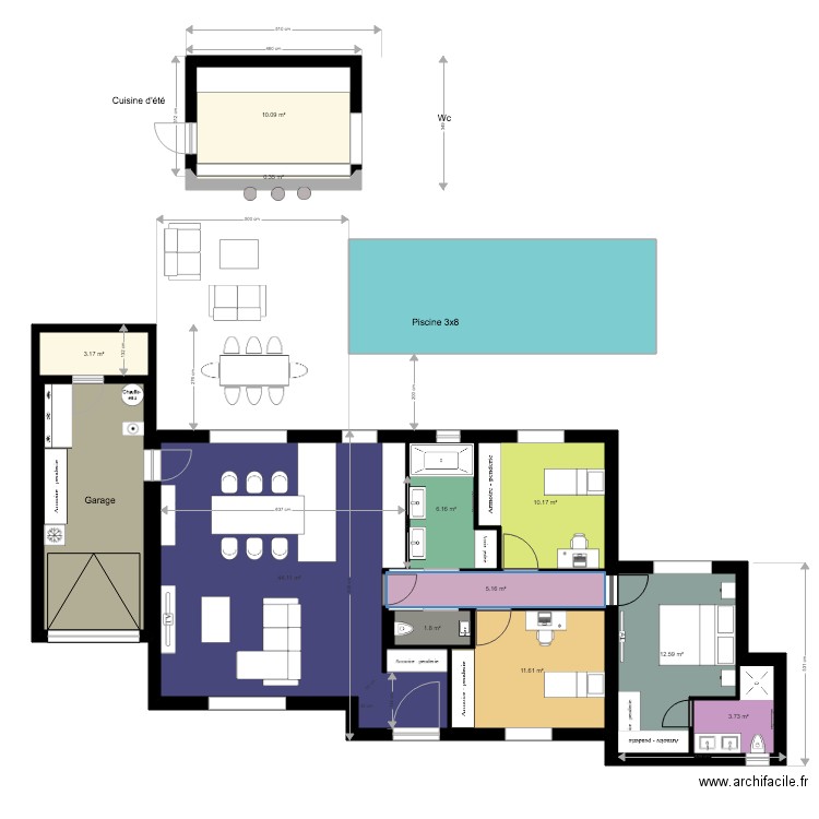 maison pinede6. Plan de 0 pièce et 0 m2