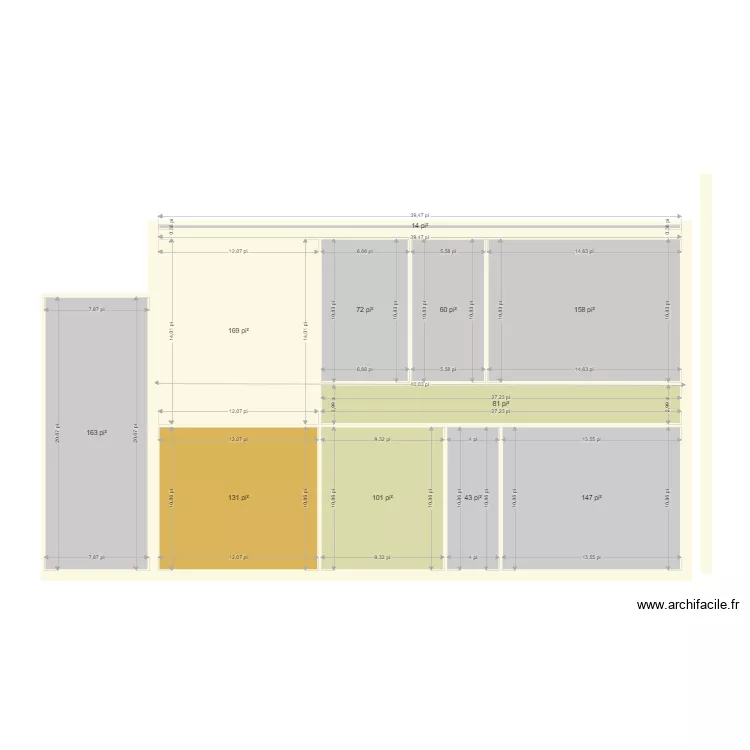 des chenes. Plan de des chenes. Plan de