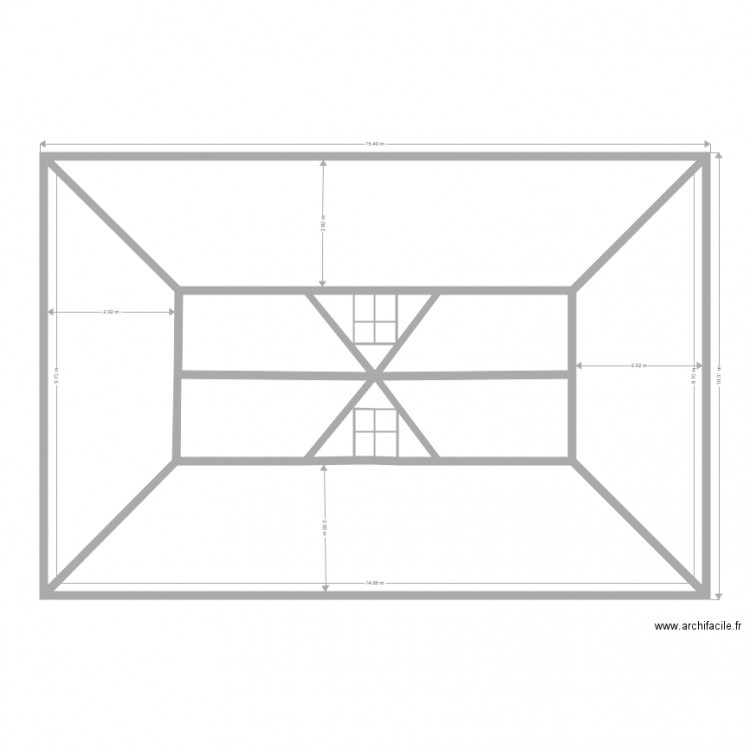 toiture villa ducos. Plan de 0 pièce et 0 m2