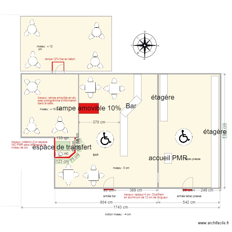 tondoux travauX2. Plan de 0 pièce et 0 m2