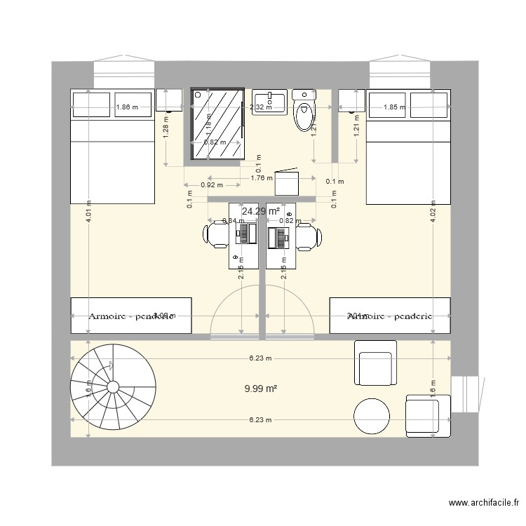 projet extension. Plan de 0 pièce et 0 m2