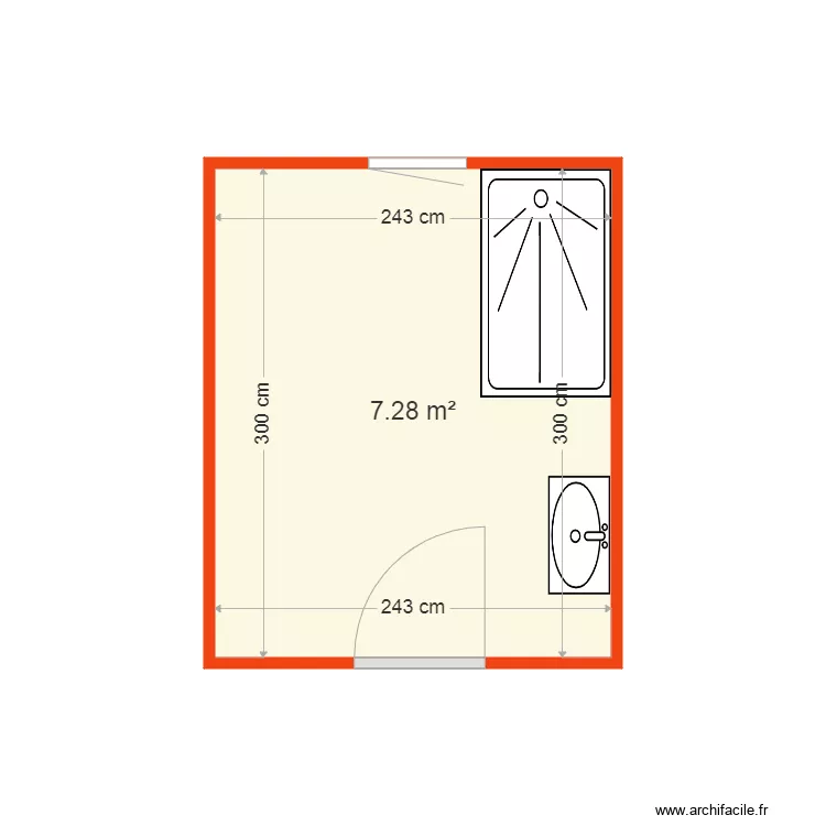 SDB Actuelle MALKA. Plan de 