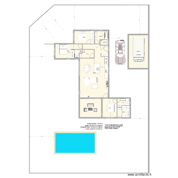 V6 09-2022. Plan de 11 pièces et 159 m2