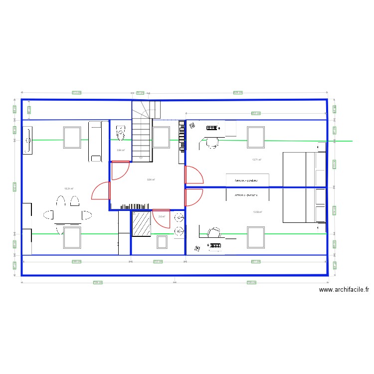 Maison loi carez. Plan de 0 pièce et 0 m2