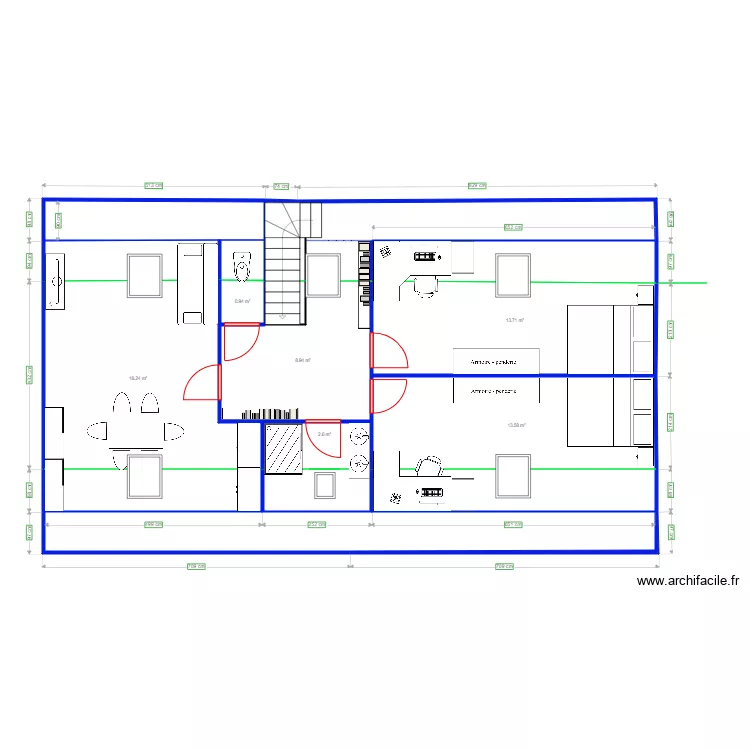 Maison loi carez. Plan de 