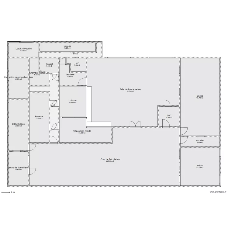 Ecole 3. Plan de 