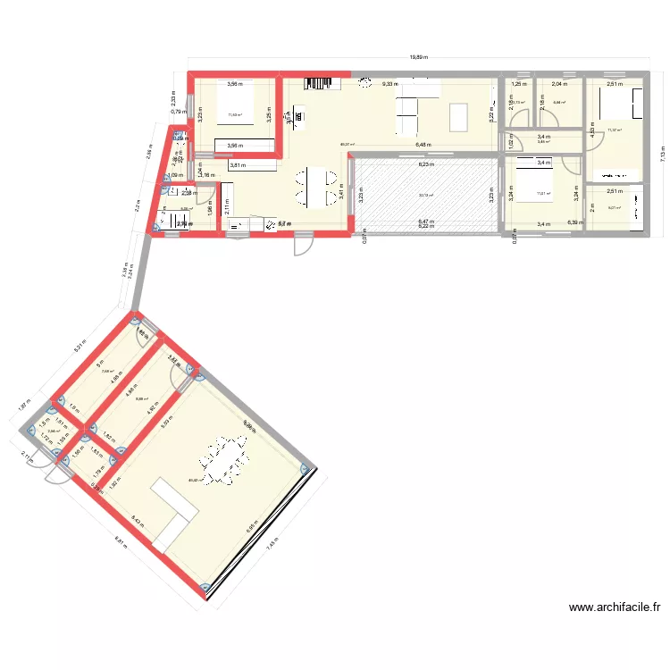Maison projet 2. Plan de Maison projet 2. Plan de
