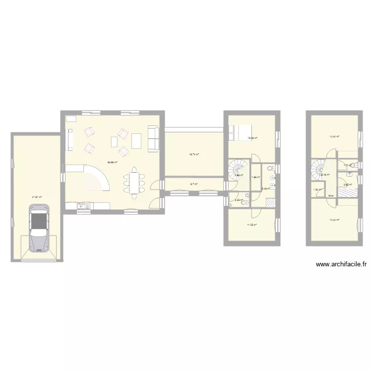 ANY PAUL RDC. Plan de 