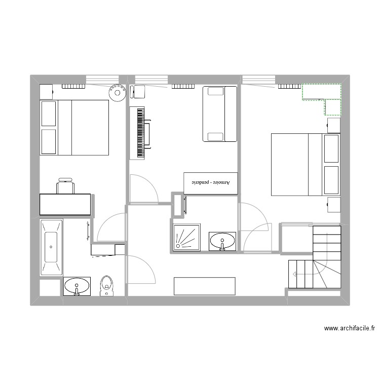 Merignac RDC. Plan de 0 pièce et 0 m2