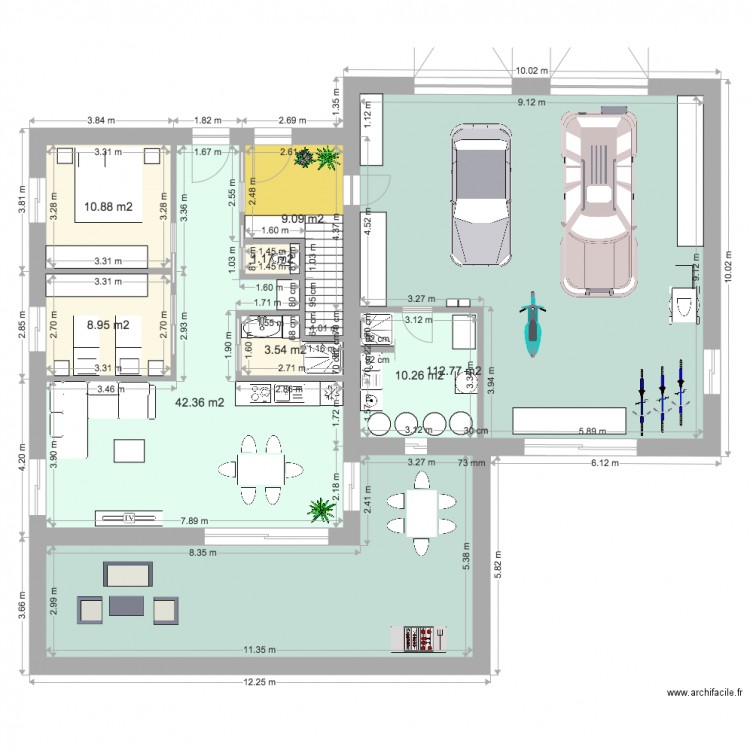 projet chalvet. Plan de 0 pièce et 0 m2