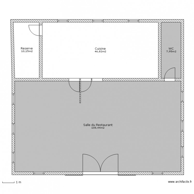Restaurant/Snack/Bar. Plan de 0 pièce et 0 m2
