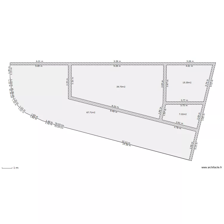 Maison rdc 1. Plan de 