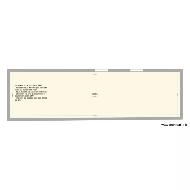 DOJO 24 Av. des Etats Unis 31200 TLSE. Plan de 