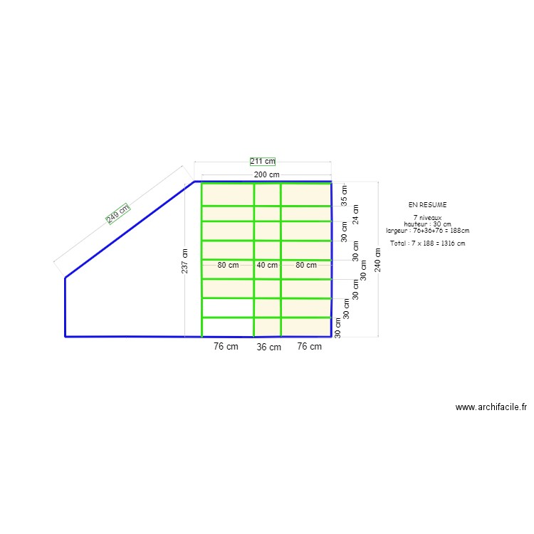 Armoire bibliothèque. Plan de 0 pièce et 0 m2