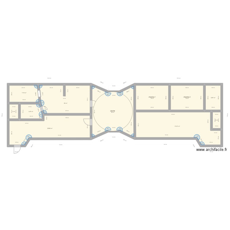 projet. Plan de 0 pièce et 0 m2