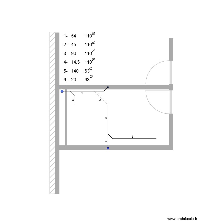 villa balmas 1er dalle . Plan de 0 pièce et 0 m2