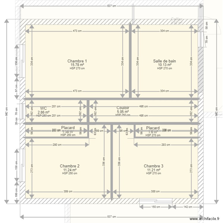 SERRES 1. Plan de 0 pièce et 0 m2