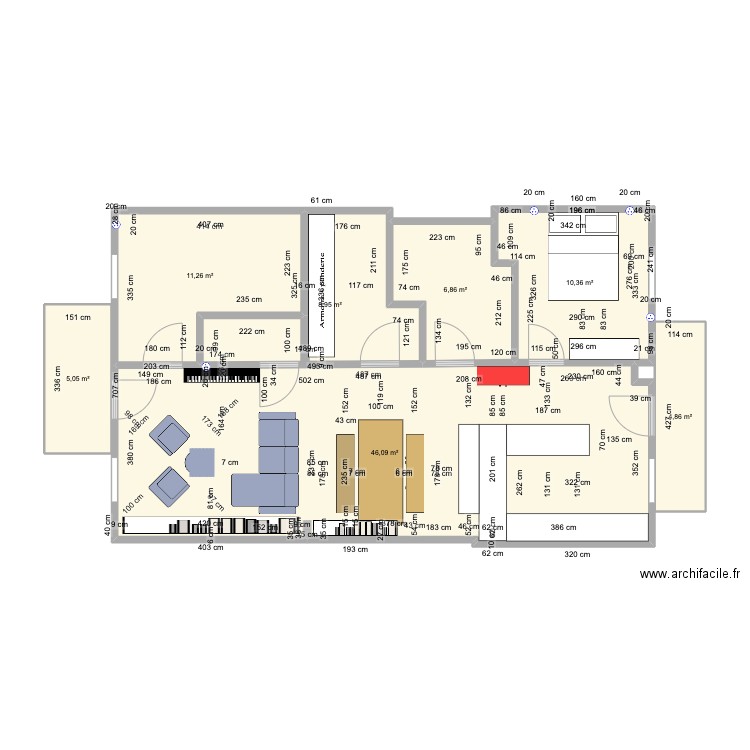 quatrieme. Plan de 0 pièce et 0 m2