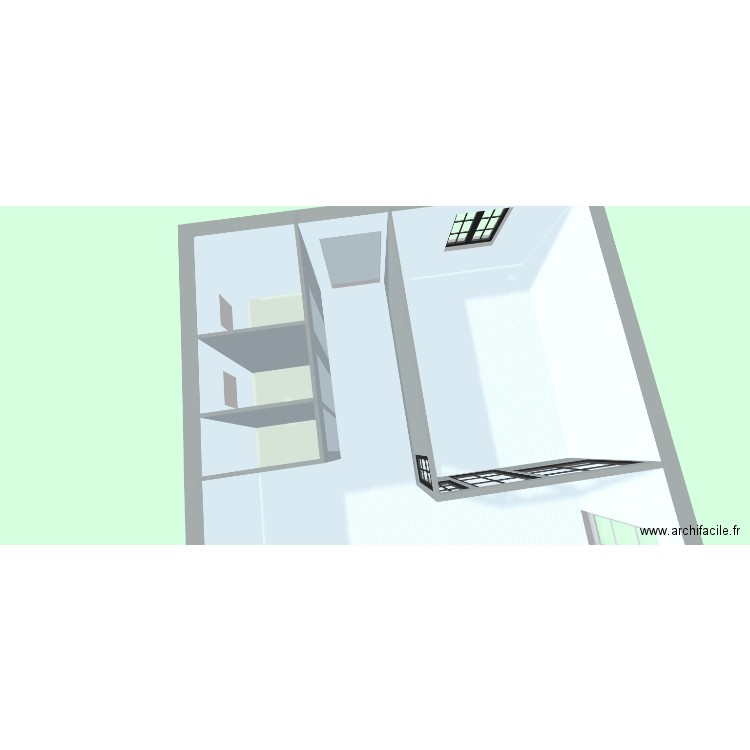 Maison Vars. Plan de 5 pièces et 56 m2