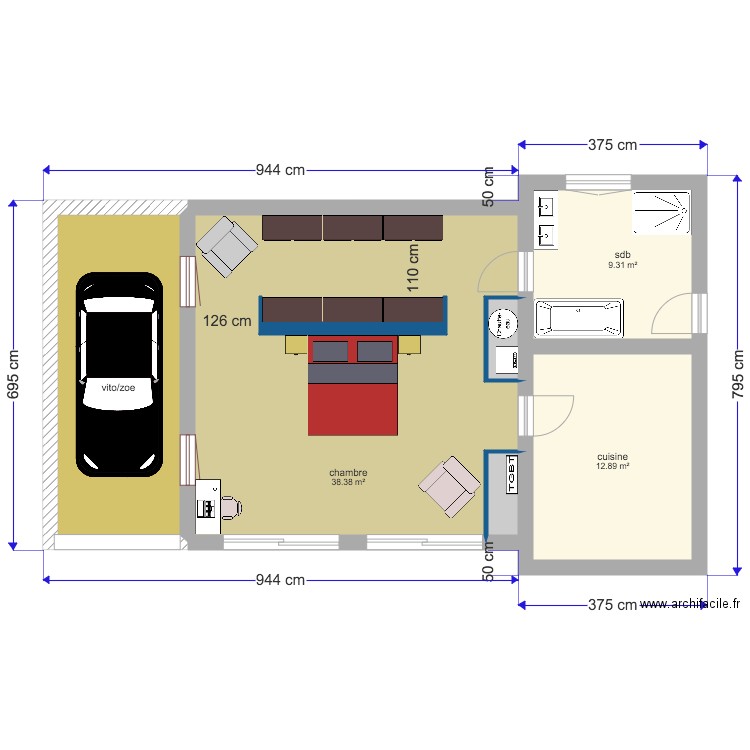 new garage. Plan de 0 pièce et 0 m2