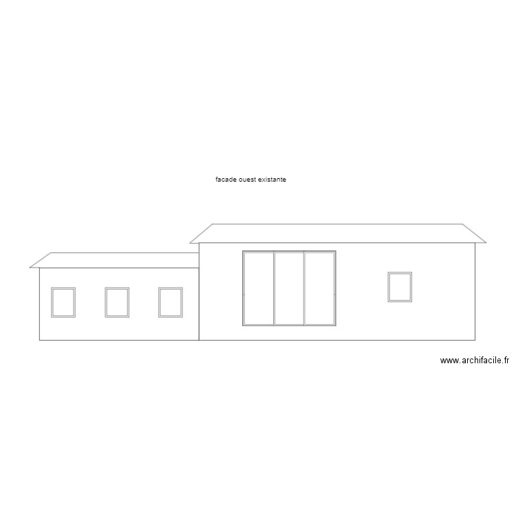 dp4 ouest. Plan de 0 pièce et 0 m2