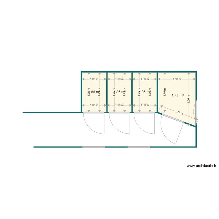 Tournan change 2. Plan de 0 pièce et 0 m2