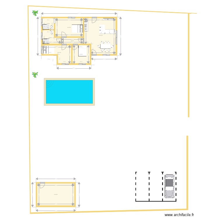 Plan maison. Plan de 0 pièce et 0 m2