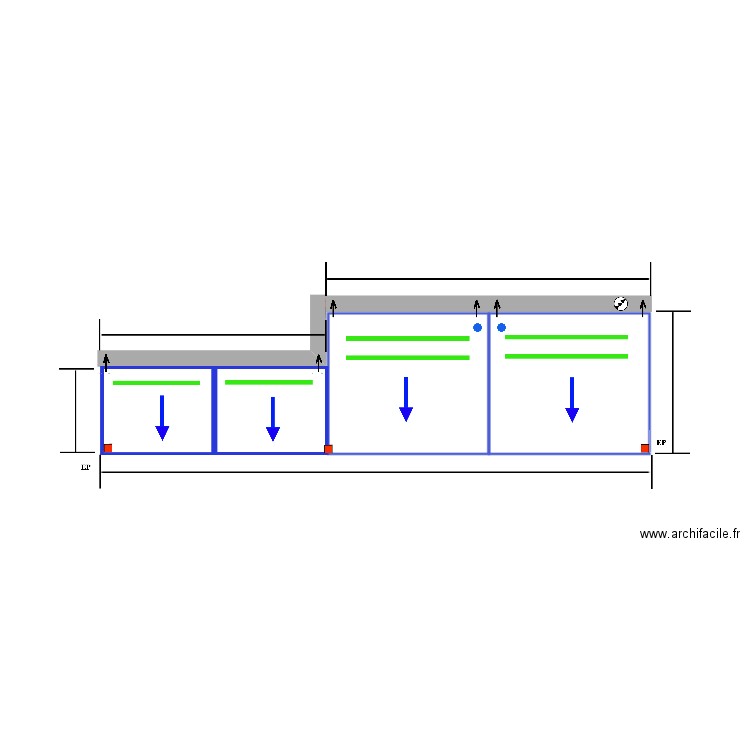 Whatson PALMELA Pergola 2 Sol Me. Plan de 0 pièce et 0 m2