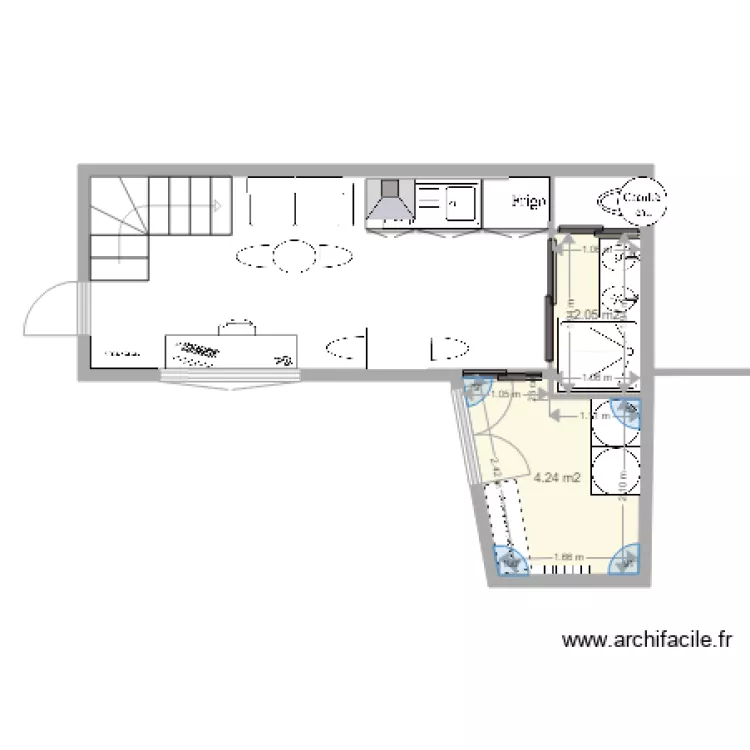DUPLEX RDC. Plan de DUPLEX RDC. Plan de