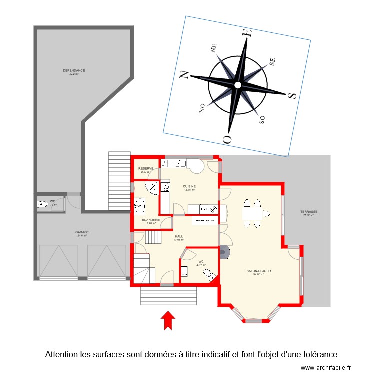 BI 6552 Ouafae. Plan de 0 pièce et 0 m2