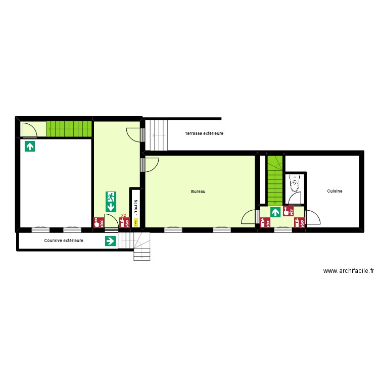 ABCD Etage Nord. Plan de 0 pièce et 0 m2