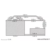 Pool-house - vue cot&eacute; piscine